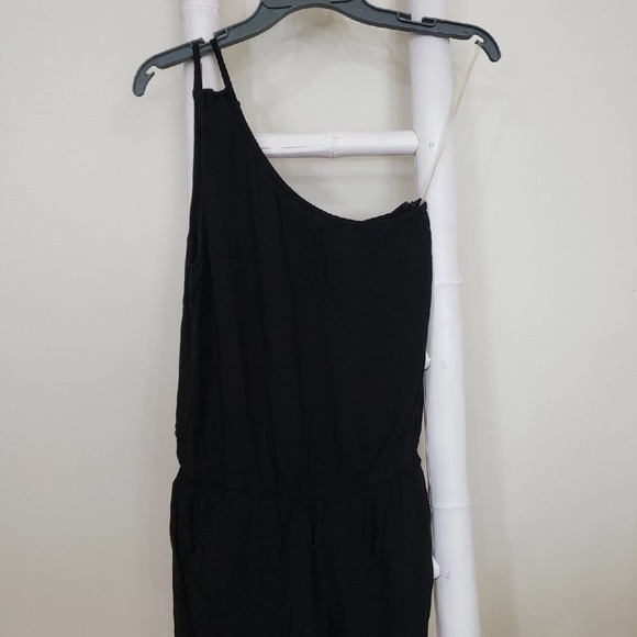 Kirra Black One Shoulder Romper Sz S - Picture 1 of 7
